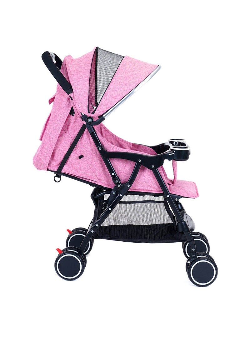 ماس عربة اطفال مناسبة لحديثي الولادة قابلة للطي وسهلة الحمل - Image 4