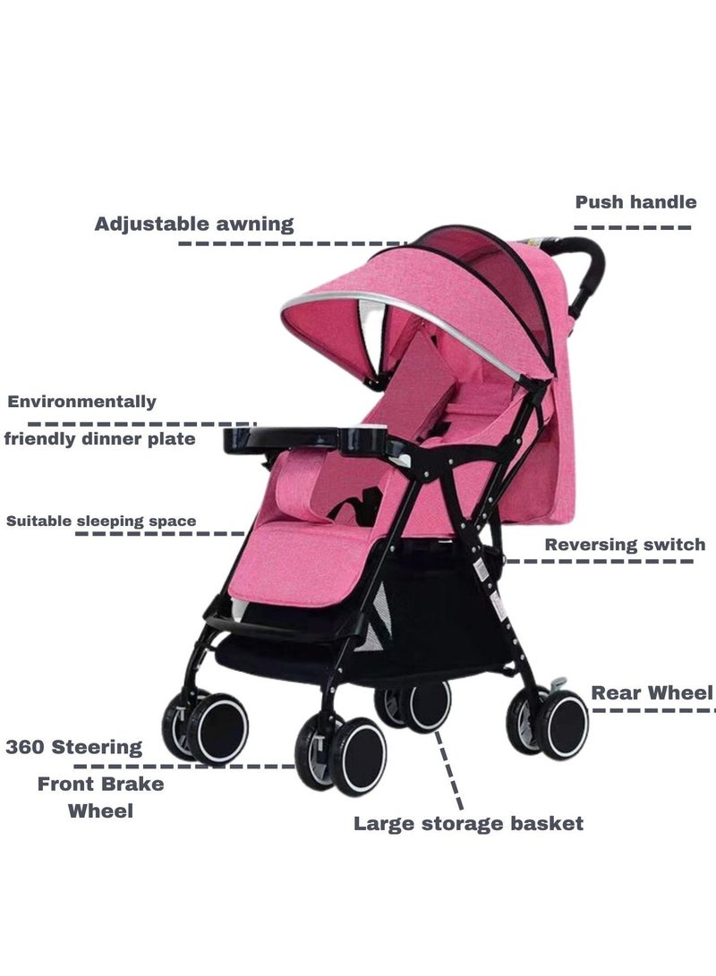 ماس عربة اطفال مناسبة لحديثي الولادة قابلة للطي وسهلة الحمل - Image 2