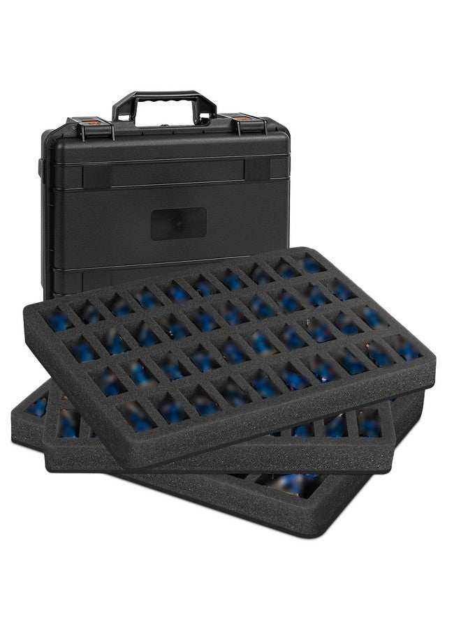 TORIBIO Miniature Storage Figure Hard Shell Case, 108 Slot Miniature Sturdy Hard Case Figurine Miniature Carrying Case, Compatible with 40k and More Miniature - Image 1