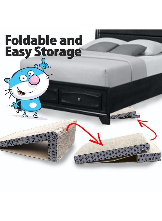 iPrimio Cat Scratch Ramps (2 Ramps for One Price) - Foldable for Travel and Easy Storage - Great for Cats Playing Over, Laying, and Scratching - Patent Pending Design (2 Pack) - Image 5