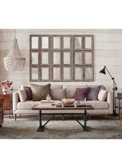 Linen  and Sweedish Wood 3 Seaters Sofa - Beige