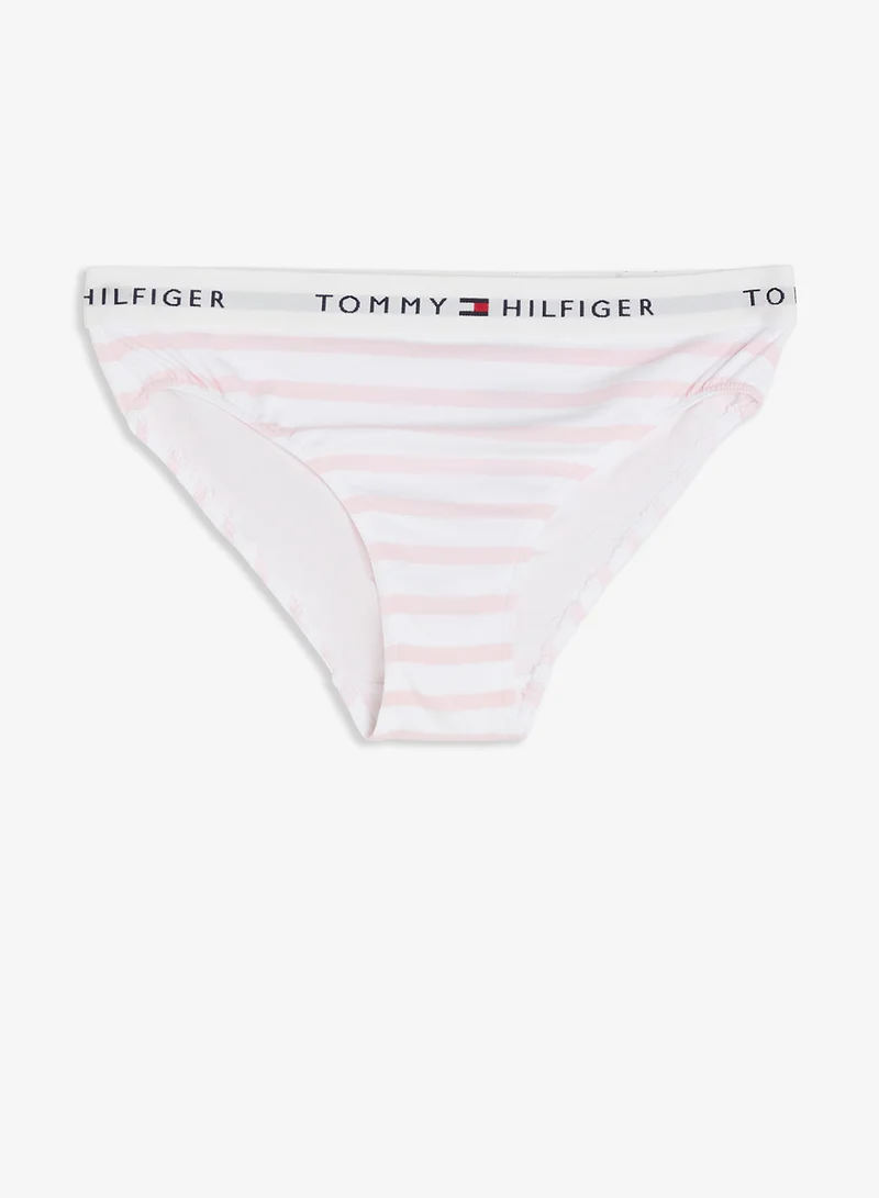 Tommy Hilfiger Brown Kids 2 Pack Stripe Logo Band Bikini for Women | Best Price UAE