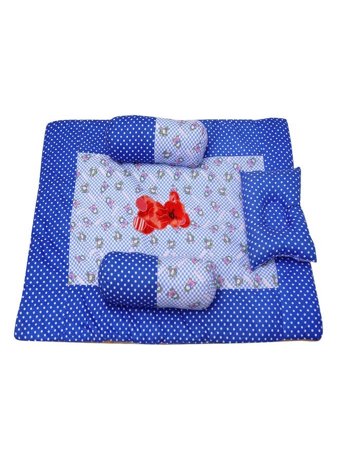 Creative Textiles Cotton Multicolor Baby Bedding Set 4Pc Feels Like Mother's Lap (Red Bear Design) Soft Cotton Material NestUltra Soft Cusioned - Image 3