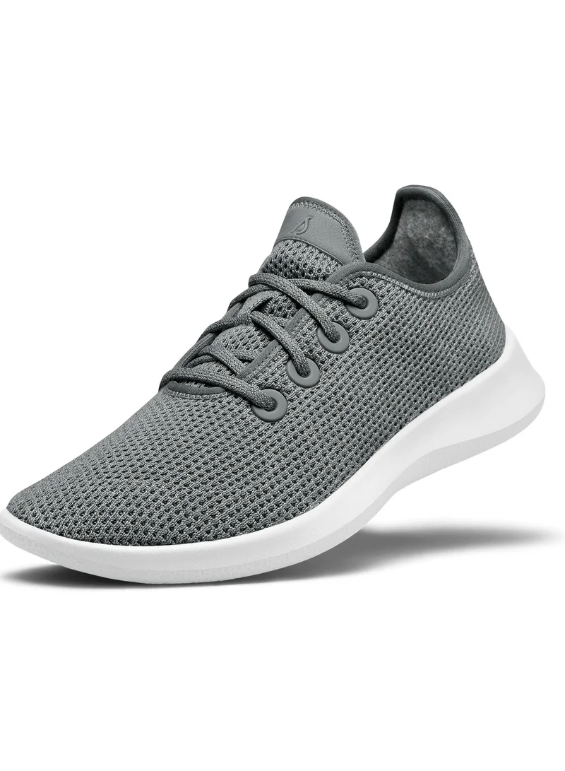 اول بيردز Men's Tree Runner - Mist (White Sole)