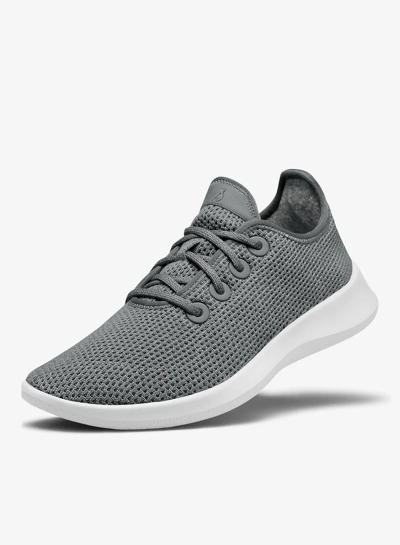 Allbirds Men's Tree Runner - Mist (White Sole)
