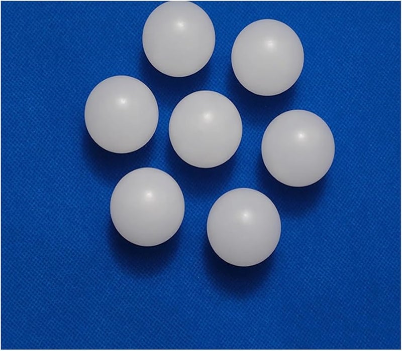 White Solid PP Ball Beads 100Pcs 11 112mm Diameter Smooth Plastic Polypropylene Balls - Image 4