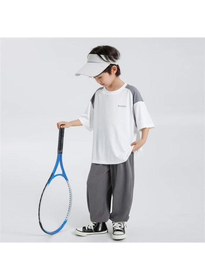 Haima Kids Boys Quick-dry Short Sleeve T-shirt Summer  New Kids Cooling Tee Boys Big Kids Half Sleeve Top - Image 3