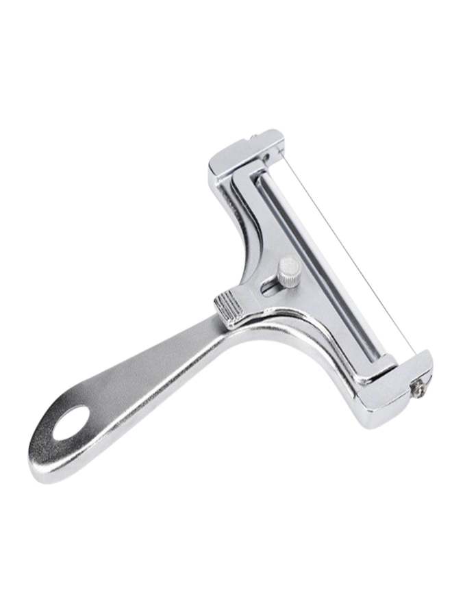 EARKITY Cheese Slicer, Stainless Steel Wire Cheese Slicer, Hand Held Cheese Cutter, Cheese Chipper, Great for Cheddar, Gruyere, Raclette, Mozzarella Cheese Block, Adjustable Thickness - Image 1