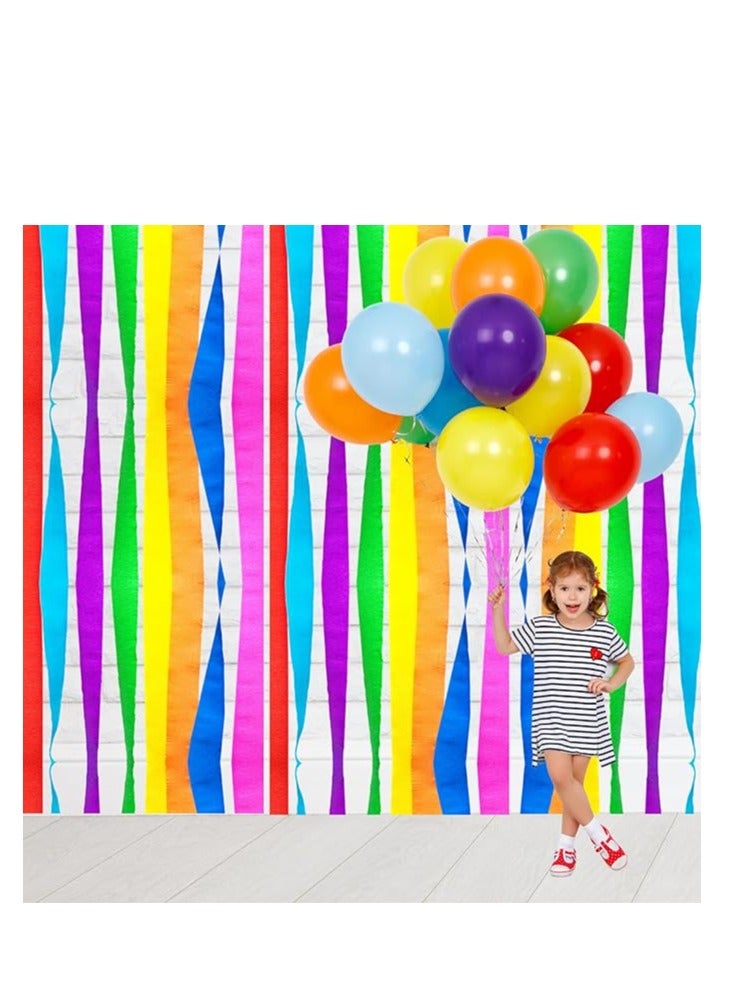 Flamingo CREPE STREAMER PAPER ROLL 2INCH×120 FEETS ORANGE AND SILVER COLOR - Image 2