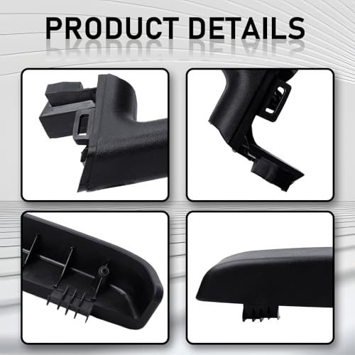 Gagsu 12472876 Front Door Panel armrest Driver Side Handle Compatible with Chevrolet Suburban Tahoe Avalanche Silverado Cadillac Escalade ESV EXT GMC Yukon XL Sierra 1999-2006 (Black) - Image 3