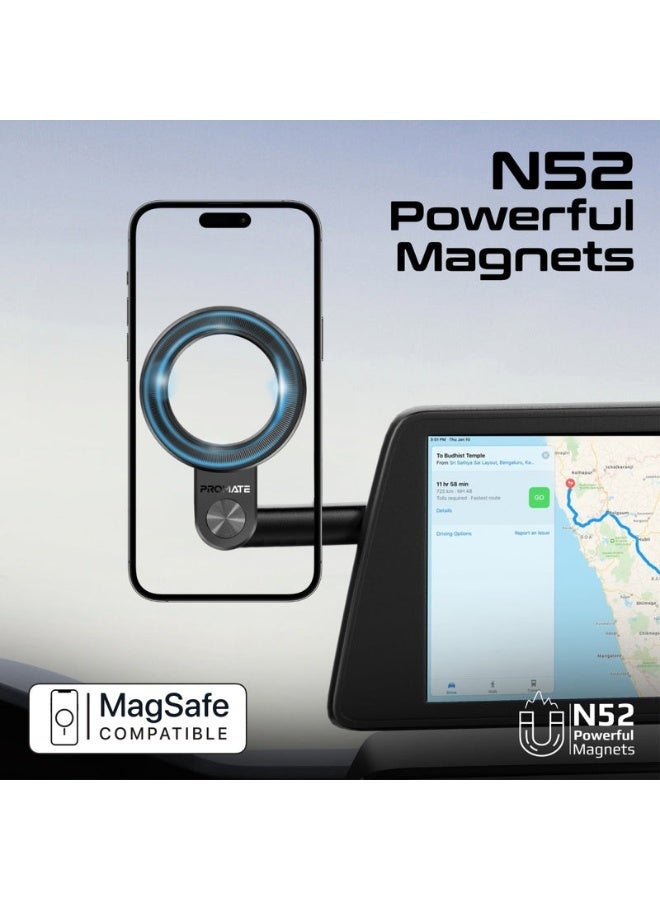 Promotex Promate MagHoop-GN MagGrip™ 360° Cradleless Magnetic Ring Smartphone Holder – Ultra-Secure Magnetic Grip with 360° Rotation, Sleek Cradle-Free Design for Maximum Screen Visibility, Compatible with Most Smartphones and Cases, Easy One-Handed Operation, Stylish Green Finish - Image 4