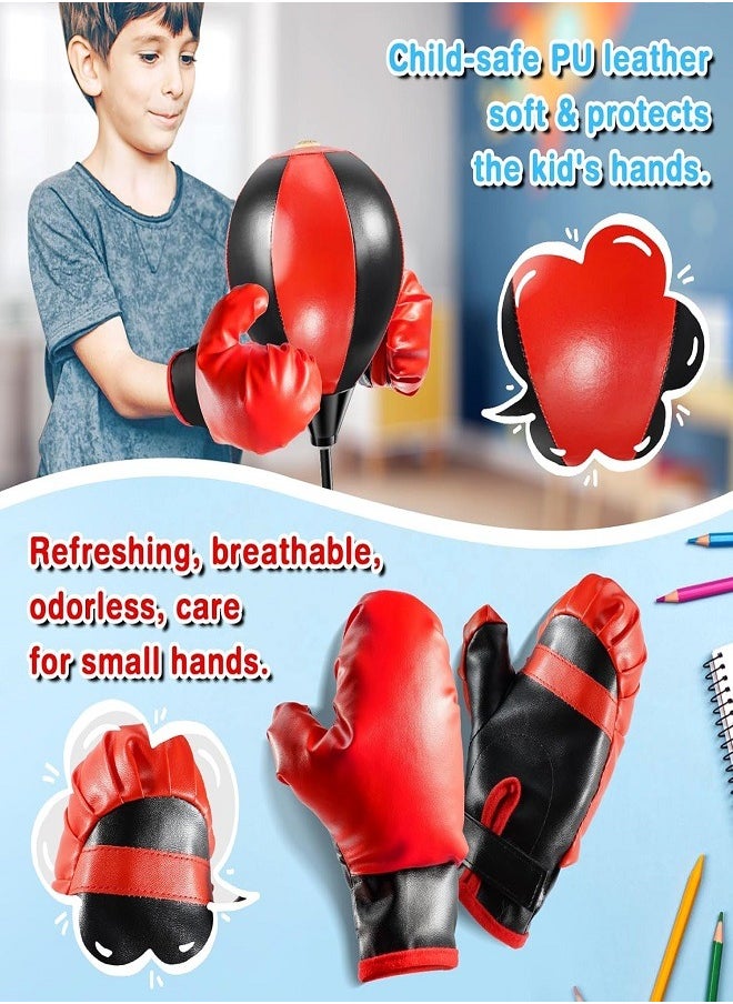 Boxing Punching Bag Set for Kids , Boxing Ball for Kids with Gloves  - Image 5
