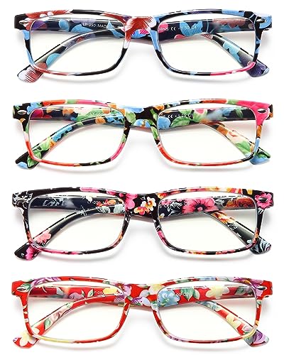 YTDBNS Reading Glasses for Women, Stylish Blue Light Blocking Readers, Ladies Eyeglasses, Fashion Computer Eye Glasses - Image 1