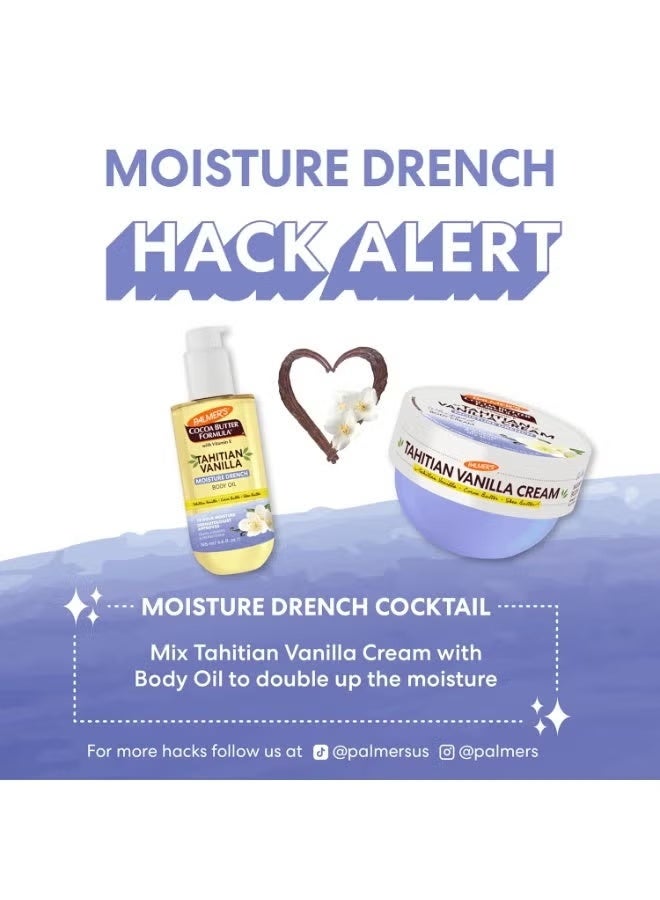 PALMER'S Cocoa Butter Formula Body Oil, Moisture Drenching Tahitian Vanilla, 6.5 Oz, 72Hr Hydration with Shea Butter & Vitamin E for Softer Skin, Protects & Soothes Dryness, Dermatologist Approved - Image 2