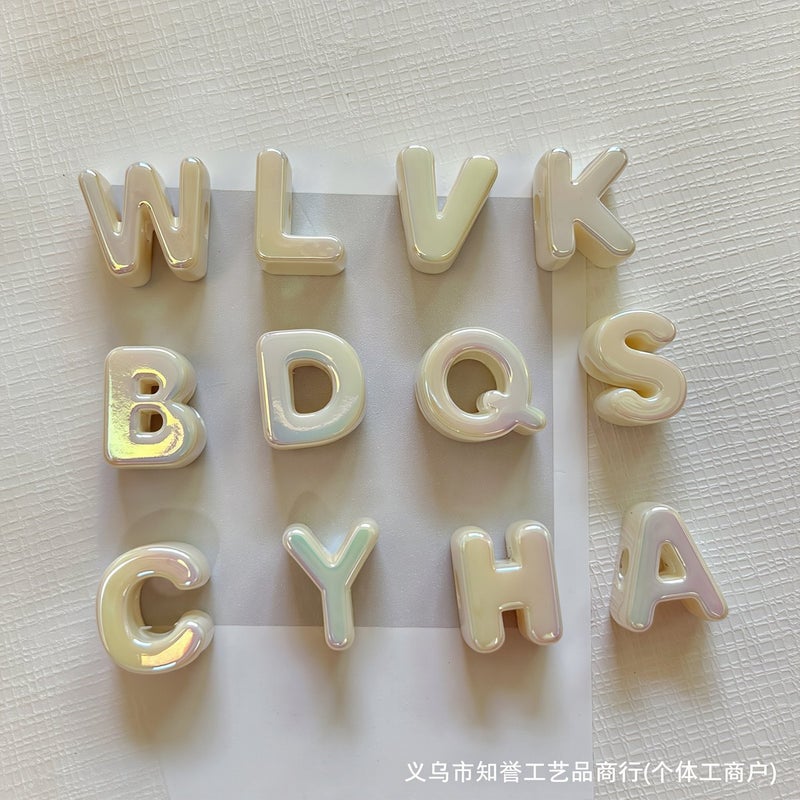 Beginner Friendly Large 6mm Hole Alphabet Beads For Seniors Easy Handcraft - Image 4