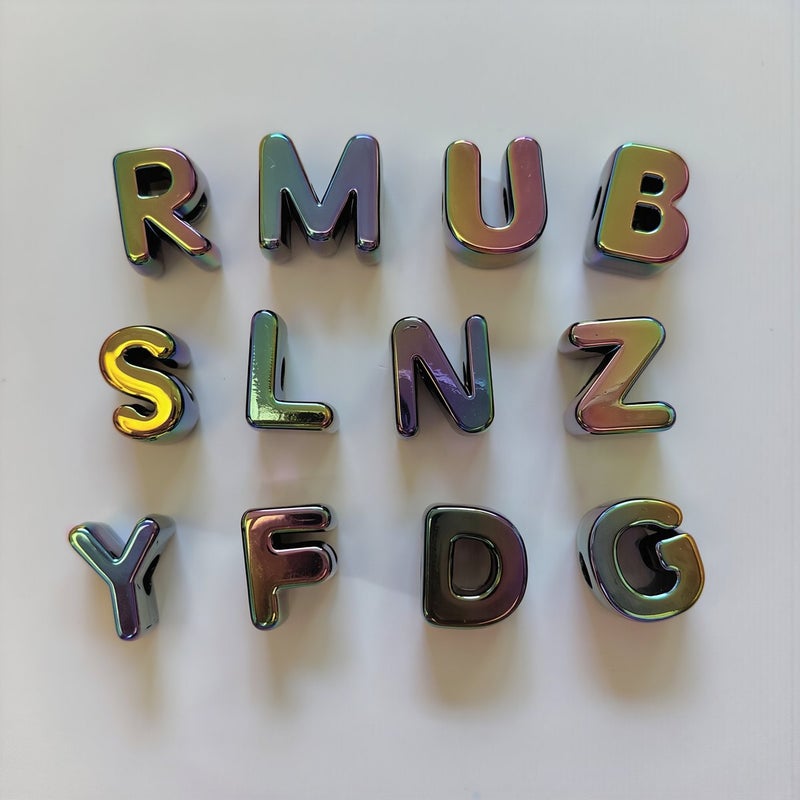 Beginner Friendly Large 6mm Hole Alphabet Beads For Seniors Easy Handcraft - Image 3