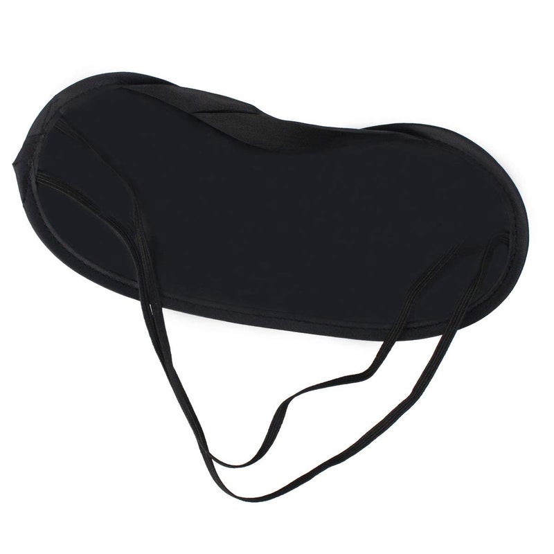 Wobe 30 pcs Black Eye Mask Cover, Sleep Mask with Nose Pad and Elastic Straps Comfortable Lightweight Blindfold Eyeshade Eyepatch for Kids Women Men for Travel Sleep or Party Supplies Game - Image 3