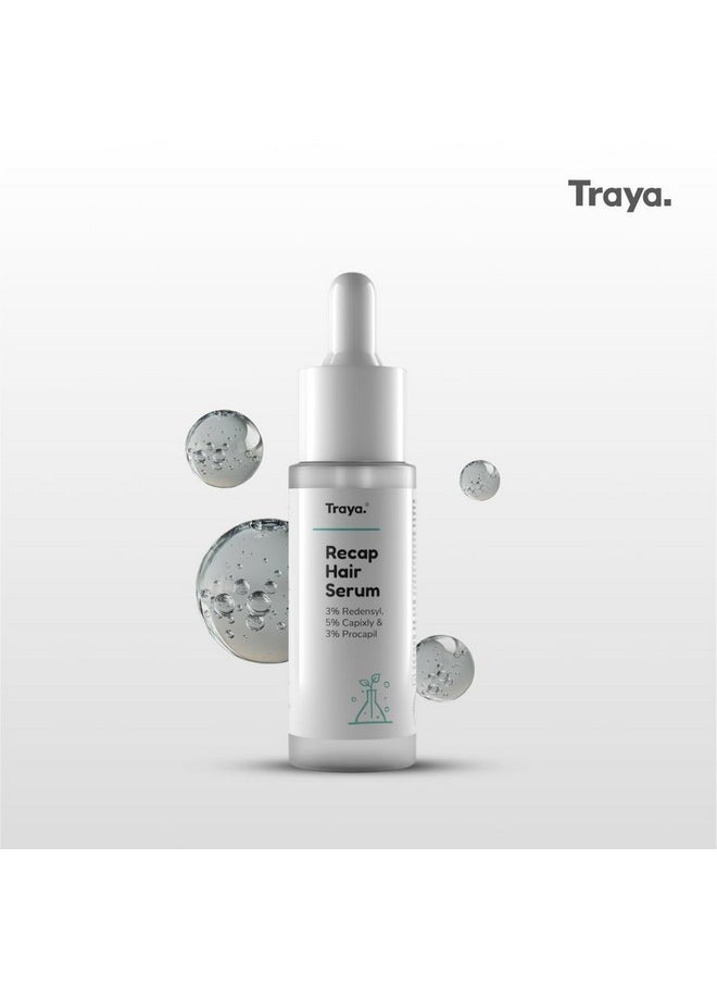Traya - Natural Hair Growth Serum With 3% Redensyl, 5% Capixyl, 3% Procapil For Increasing Hair Thickness, Natural Dht Blocker, For Hair Fall Control & Growth (30Ml), 100 Grams - Image 1