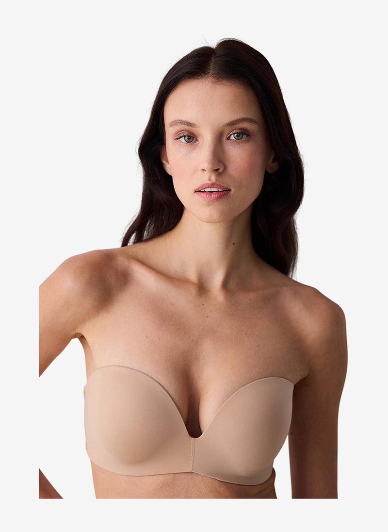Penti Women Pure Up Beige Push Up Wired Padded Bra - Image 1