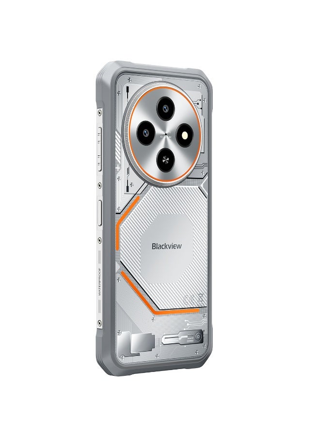 Blackview FORT 2 Smartphone 8GB RAM 256GB Storage | 6.56 Inch HD+ IPS 90Hz Display, 450nits Brightness, 10-Point Multi Touch 180Hz Touch Sampling Rate, Thin Light Body Dual Color Mobile Phone Infinity White - Image 4
