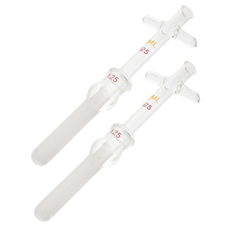 Healifty 2pcs Mortar and Pestle Glass Tissue Homogenizer Lab Pestle Tool Thick Glass for Scientific Experiments - Image 1