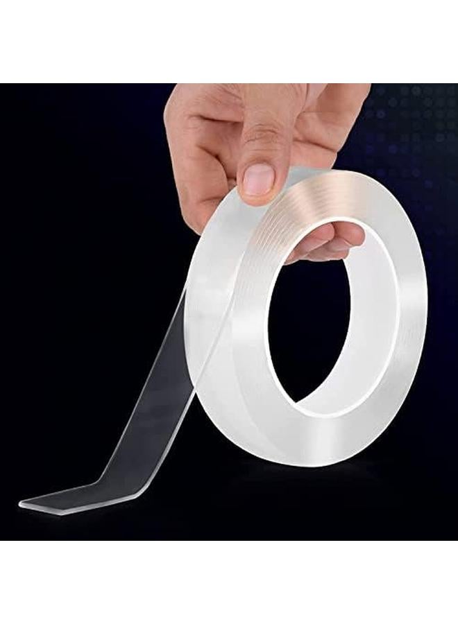 ECVV 3 Meter Magic Improvement Double Sided Tape Mounting Transparent Trace Less Acrylic Reuse Washable Waterproof Adhesive Tape 3M - Image 2