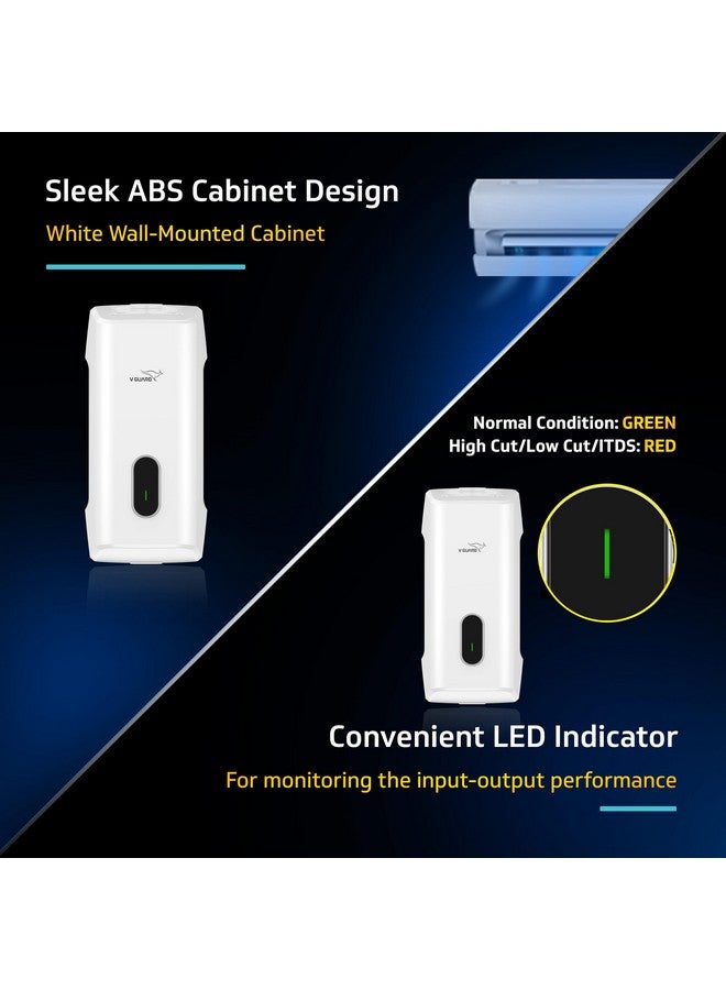 V-Guard Trior i500 AC Stabilizer for 2 ton Inverter AC | Intelligent Time Delay System | Energy Efficient Design | Convenient LED Indicator | 3 Year Warranty by V-Guard | Working Range 170-270 VAC - Image 4