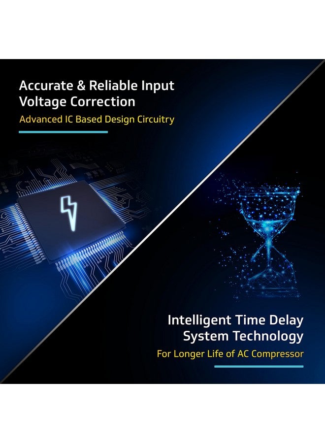 V-Guard Trior i500 AC Stabilizer for 2 ton Inverter AC | Intelligent Time Delay System | Energy Efficient Design | Convenient LED Indicator | 3 Year Warranty by V-Guard | Working Range 170-270 VAC - Image 2