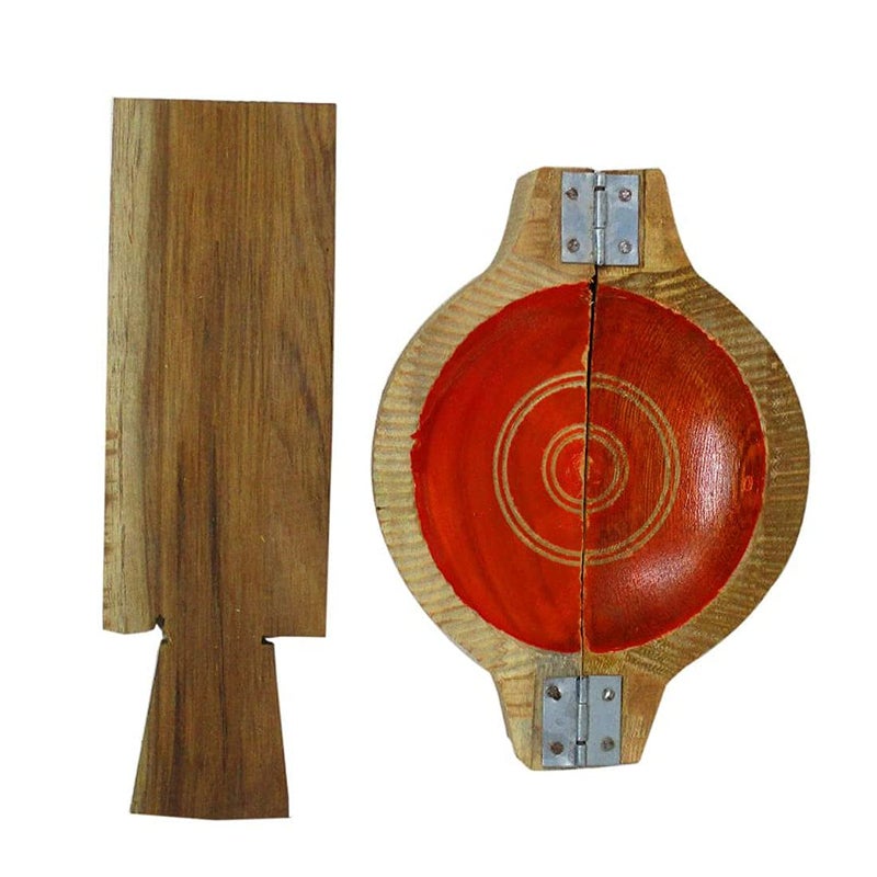 Shiv SHIV Home World Board for PastaGavvalu Sweet Maker Wooden BoardGavvala Peeta ChekkaSweet ShellsAnd GujiyaGujia Karanji Maker Mould Cutter Sacha MachineKarjjikaya Maker  - Image 1
