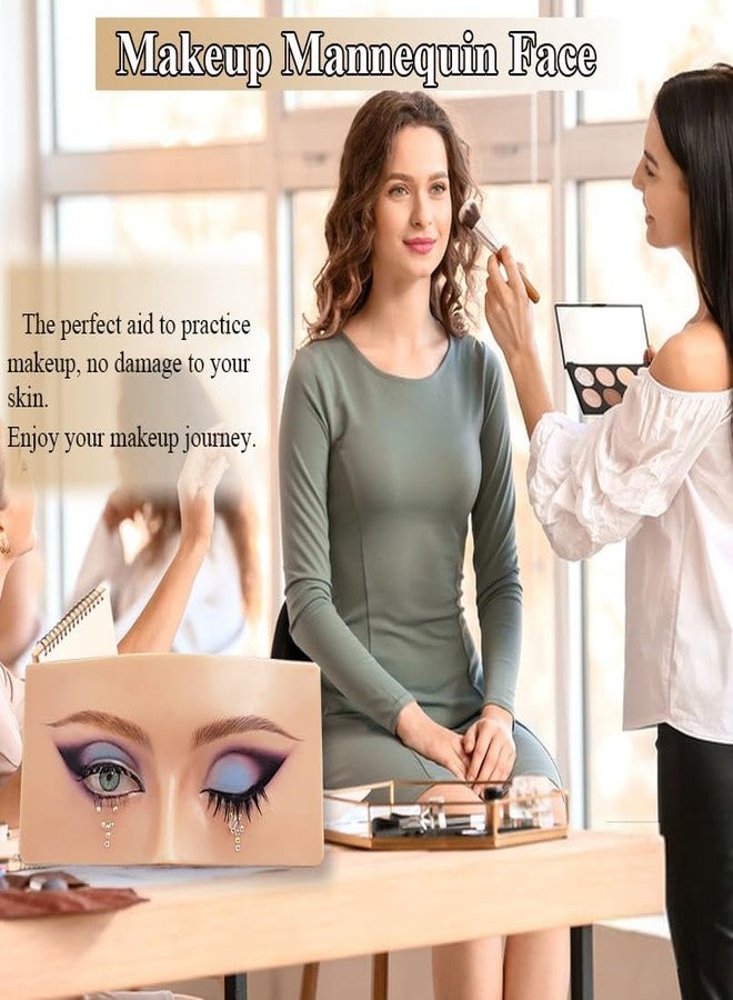 Aibipo Makeup Practice Mannequin with 3D Reusable Face for Makeup Artists and Beginners - Image 2