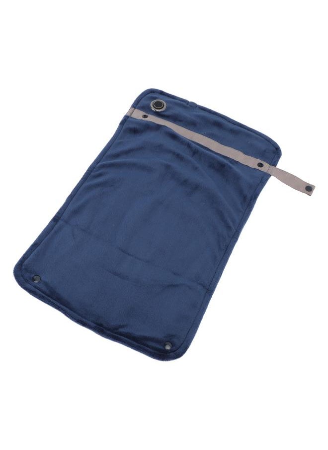 Thoraya - USB Heated Blanket with Temperature Control Mutipurpose Electric Heated Throw Warm Cozy Knee Heating Blanket Home Office Navy Blue - Image 1