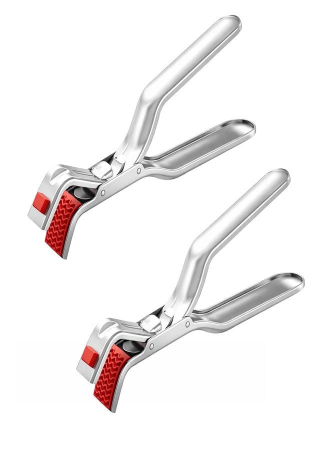 CZFSWT 2Pcs Hot Plate Gripper, Anti Scald Plates Grippers, Hot Bowl Dish Plate Gripper Clips Suitable for Family Chef, Kitchen Enthusiast - Image 1