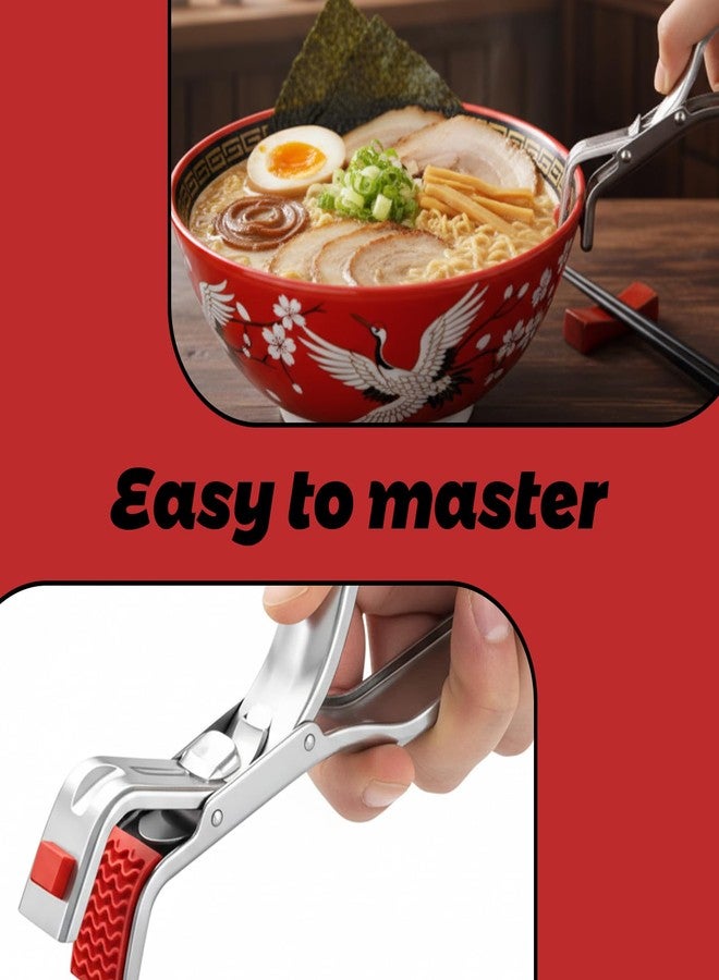 CZFSWT 2Pcs Hot Plate Gripper, Anti Scald Plates Grippers, Hot Bowl Dish Plate Gripper Clips Suitable for Family Chef, Kitchen Enthusiast - Image 4