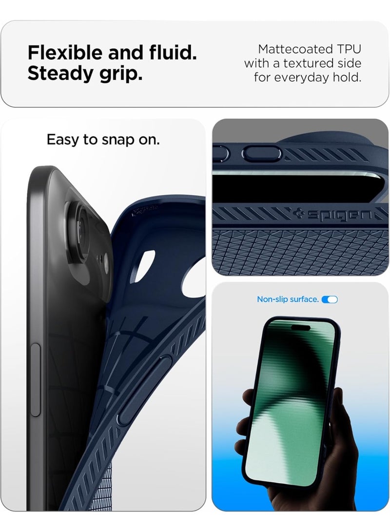 Spigen Liquid Air iPhone Air Case Cover - Navy Blue - Image 4