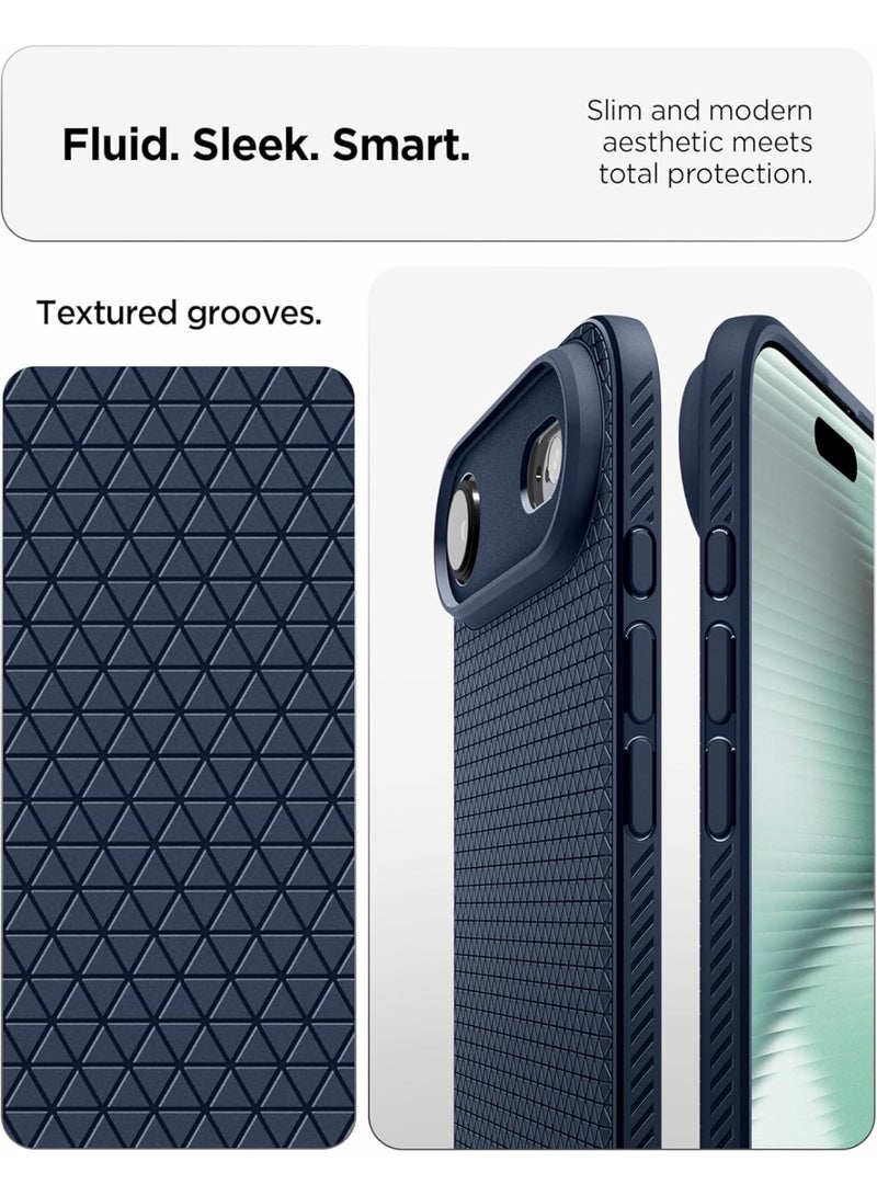 Spigen Liquid Air iPhone Air Case Cover - Navy Blue - Image 2