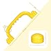TOPNEW 4Pcs Kids Playground Safety Handles Swing Set Climbing Frame Hand Grips MultiColor Plastic Grab Bars for Outdoor Playhouse Jungle Gym Climbing Frame Yellow - Image 4
