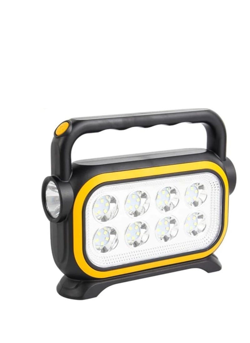 Spaceshoop Emergency Light Outdoor Solar LED Floodlight: Searchlight, Flashlight, and USB Charger  - Image 1