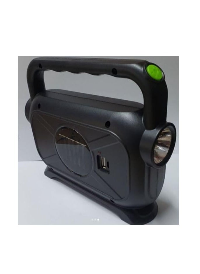 Spaceshoop Emergency Light Outdoor Solar LED Floodlight: Searchlight, Flashlight, and USB Charger  - Image 2