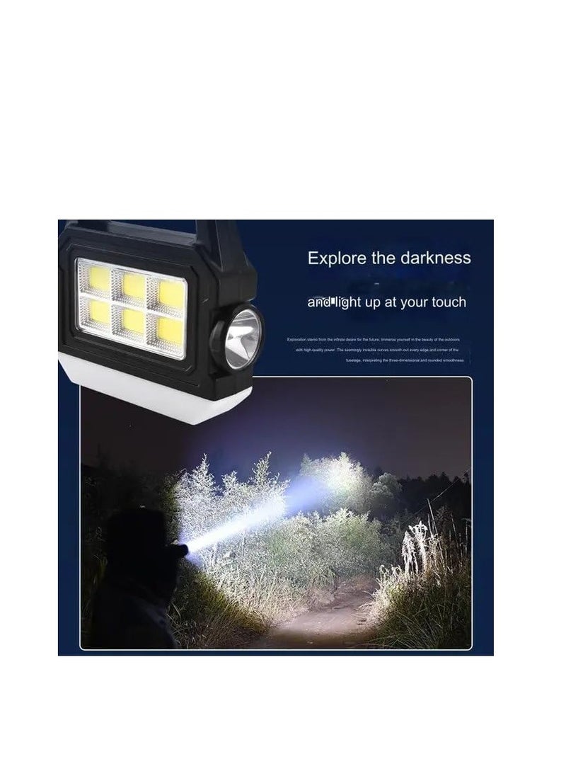 Spaceshoop Emergency Light Outdoor Solar LED Floodlight: Searchlight, Flashlight, and USB Charger  - Image 4