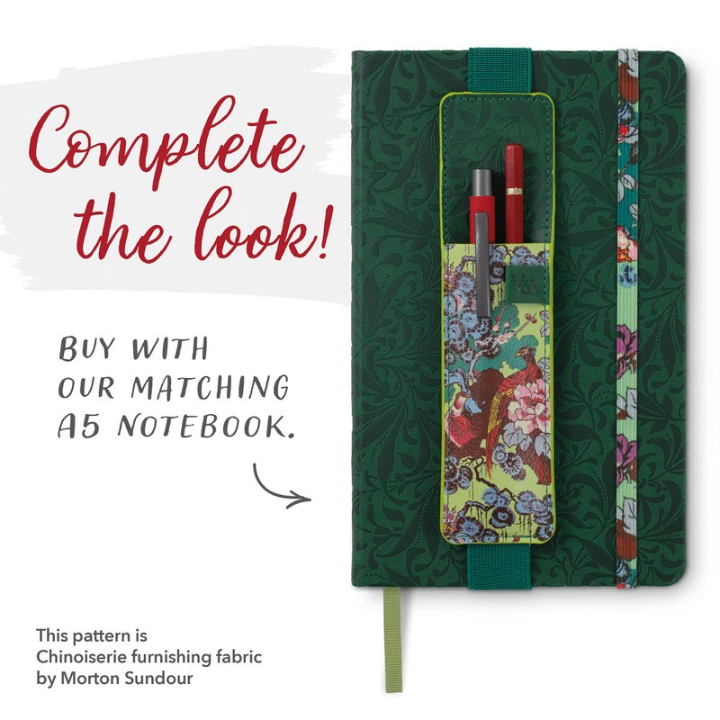 IF V & A Bookaroo Pen Pouch Sundour Pheasant, Green - Image 3