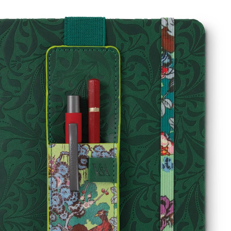 IF V & A Bookaroo Pen Pouch Sundour Pheasant, Green - Image 4