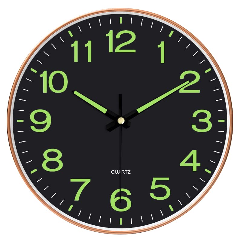 ZEPOLI Silent Quartz Wall Clock for Home Hall Bathroom Living Bedroom Kitchen Decorative Non-Ticking Watches - Image 5