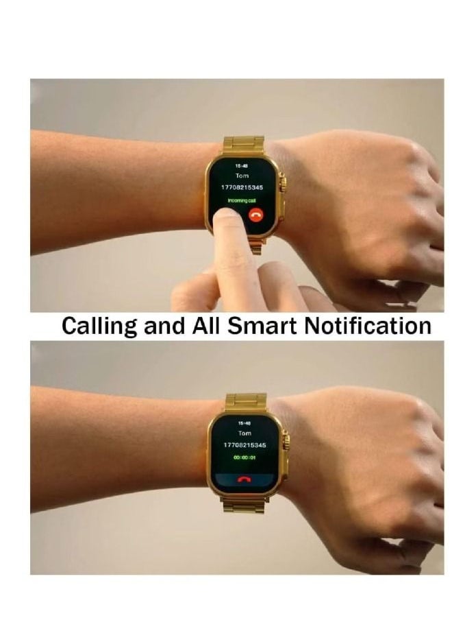 Generic - Golden Elegance G9 Ultra Max Smart Watch In Gold - Image 1