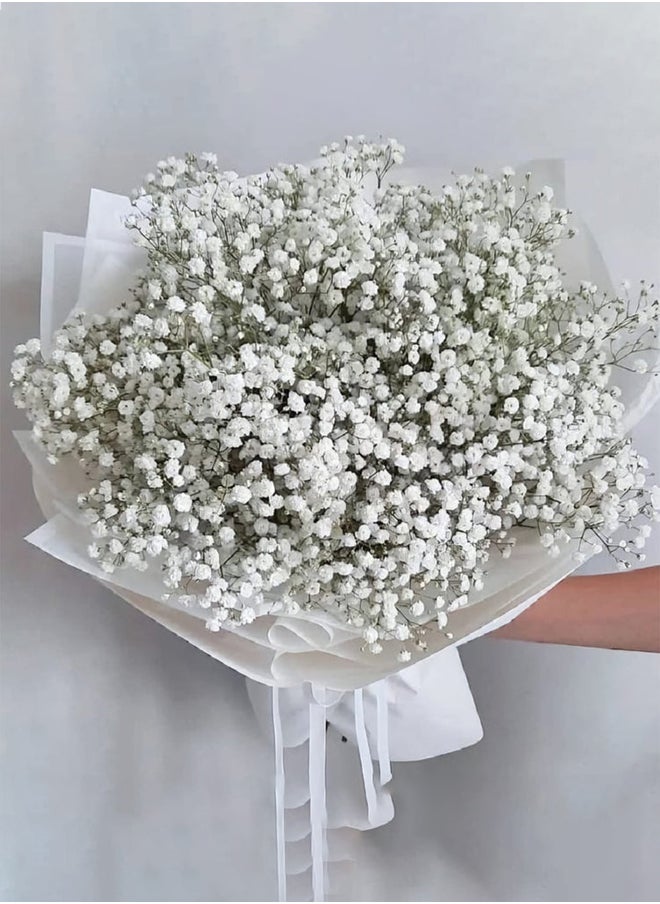 Floral lane Flower Shop White Gypso Bouquet 