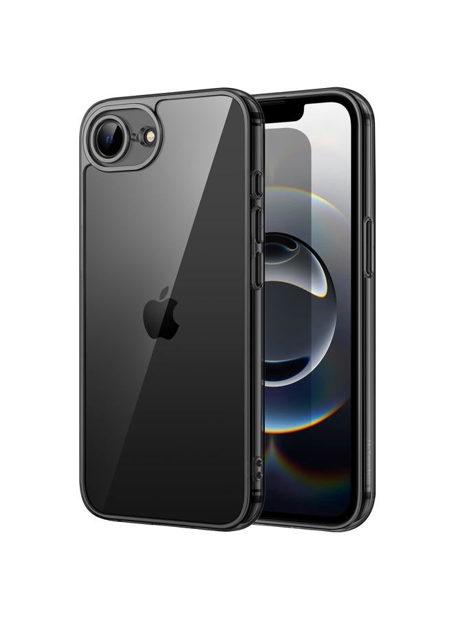 Jetech Case for iPhone 17e (2026) / iPhone 16e, Non-Yellowing Shockproof Phone Bumper Cover, Anti-Scratch Clear Back, 6.1-Inch Display (Black) - Image 1