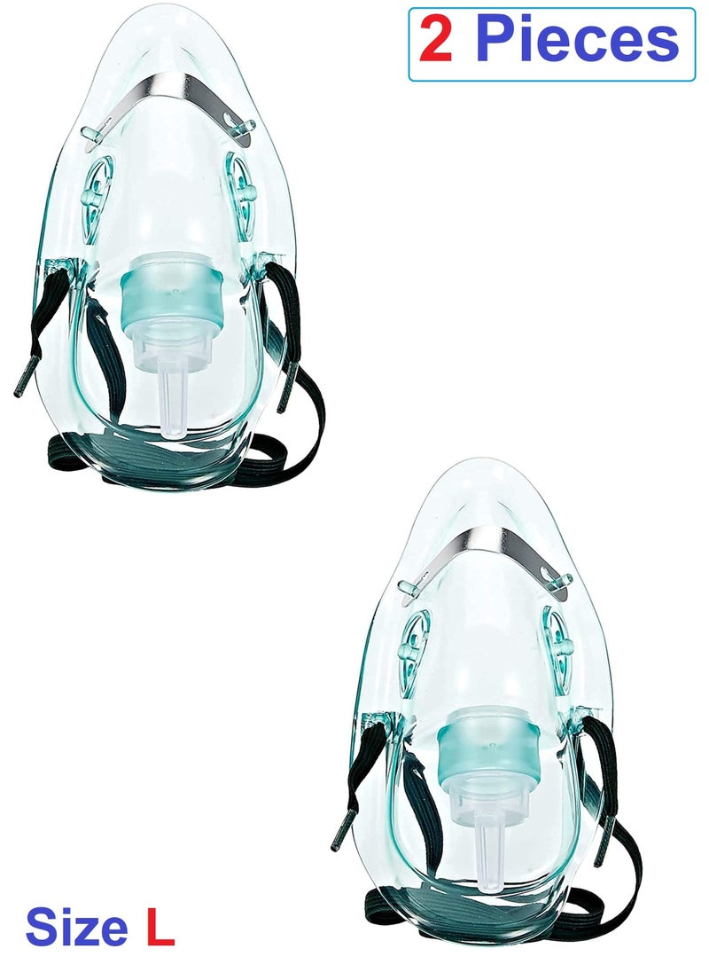 عدد 2 قناع بخاخ للحساسية والربو مقاس لارج الحل المثالي للحفاظ على صحة الجهاز التنفسي في ظل الظروف البيئية الصعبة - Image 1