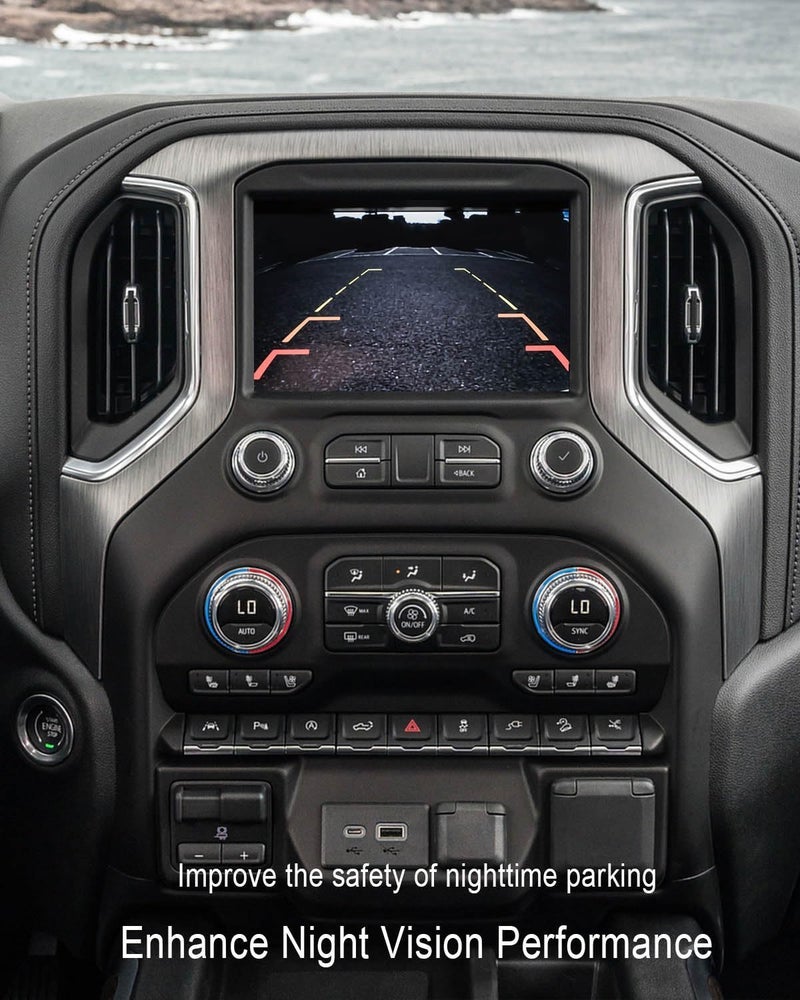 AUGREX HD 1080P Rear View Backup Tailgate Handle Camera Fit for Chevy Silverado and GMC Sierra 2007-2013 Replace 22755304, 170Wide Angle and 26ft Extension Cable - Image 2