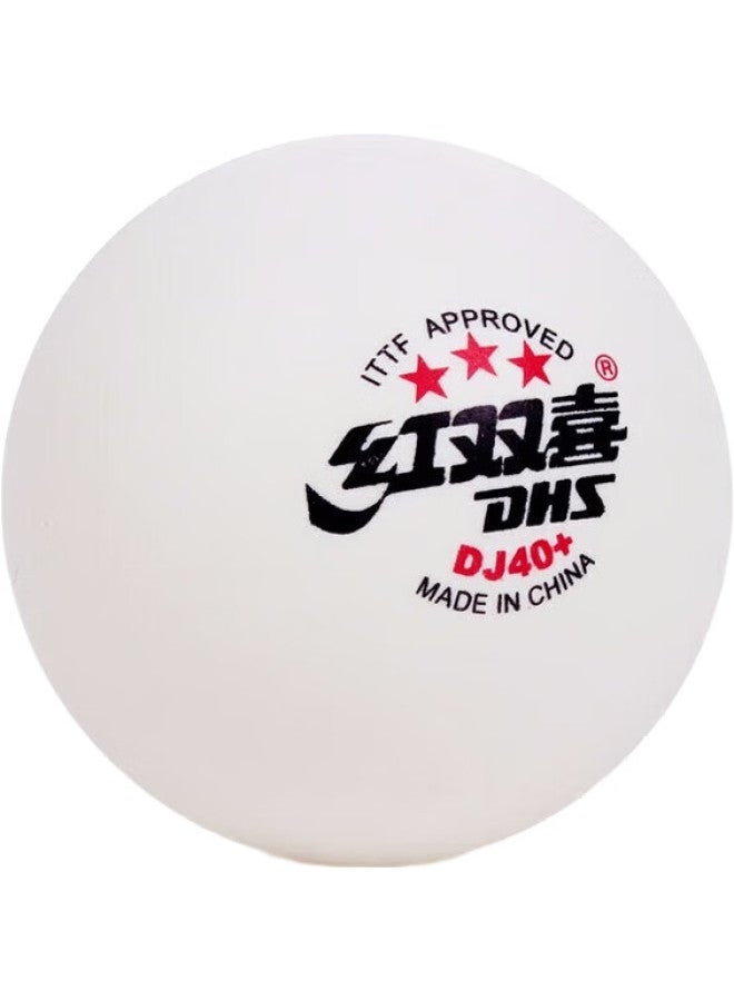 DHS Tokyo Competition Top Three-Star Dj40+ Official Match Balls, White, 6-Pack - Image 1