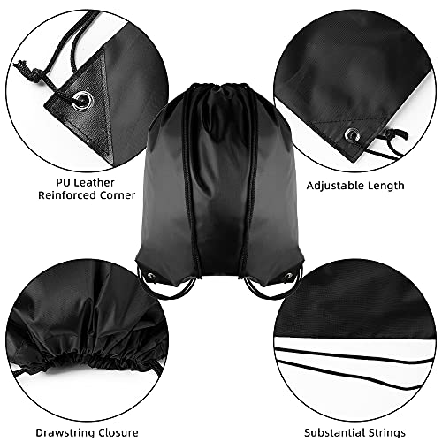 GoodtoU Drawstring Backpack Bulk, 100 Pcs Draw String Bags Cinch Bag Drawstring Gym Bag Sackpack Bags for Women Men, 10 Colors - Image 5