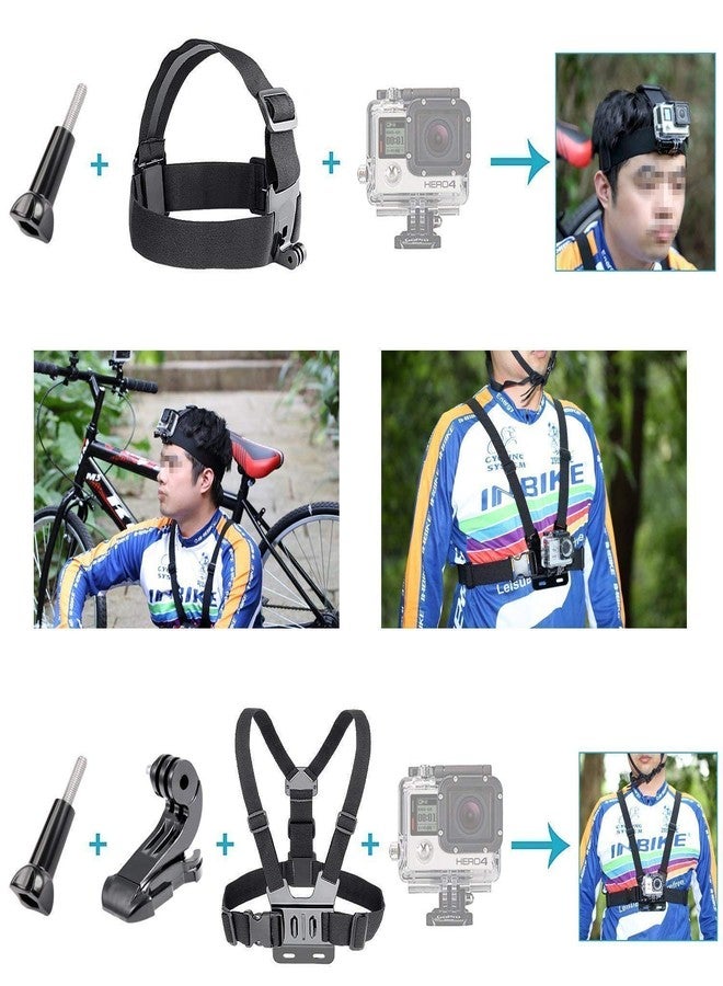 ADOFYS 40 in 1 Action Camera Accessory Kit Bundle Compatible for GoPro Hero 12/11/10/9/8/7/6/5/4/3/ SJCAM/Akaso/Apeman/Xiaomi Yi Action Camera - Image 5